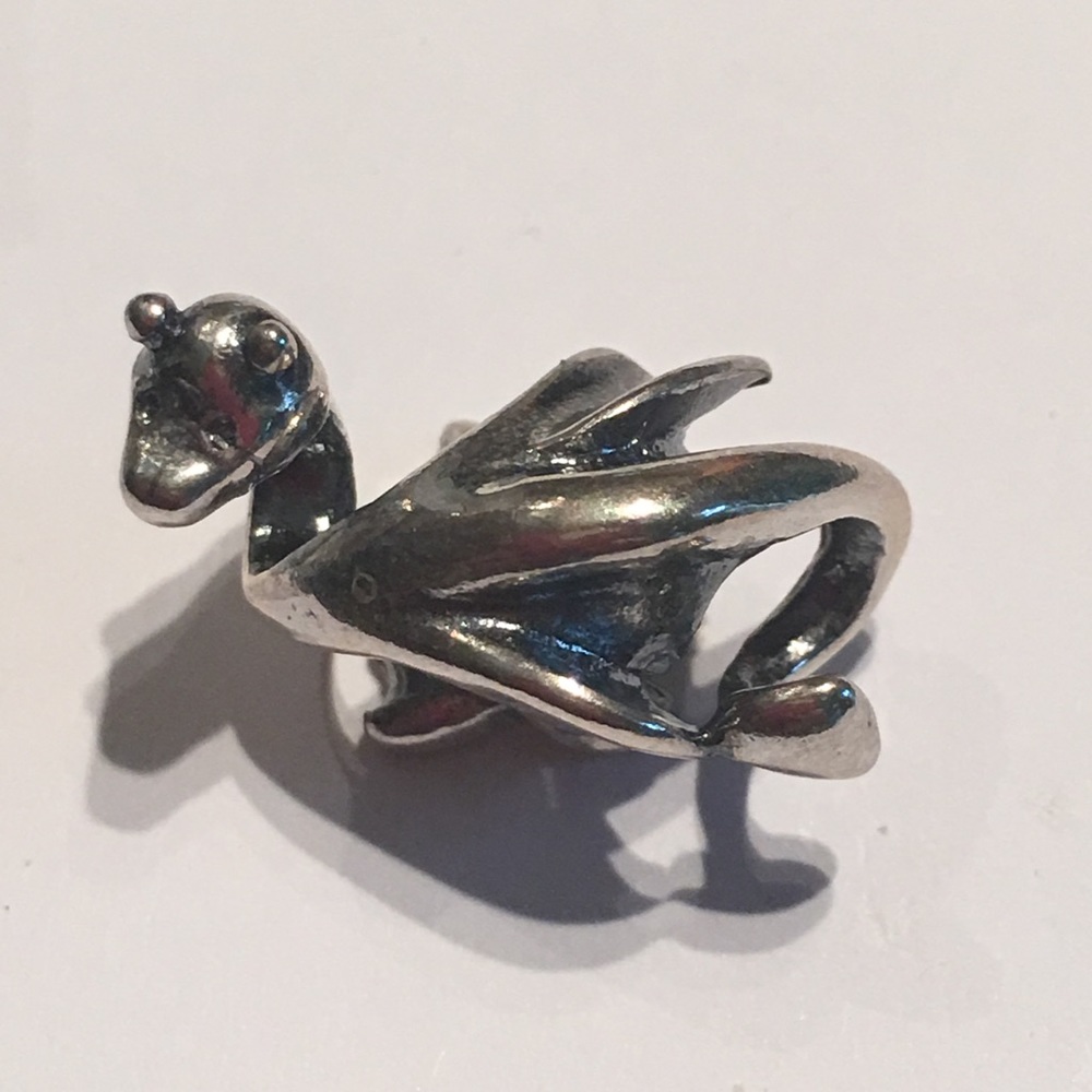 Trollbeads Lucky Dragon silver bead 11507 NIB